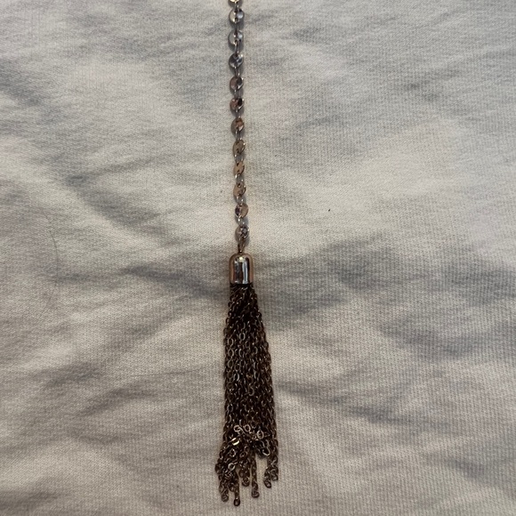 Forever 21 Sparkle Tassel Necklace - Picture 2 of 5